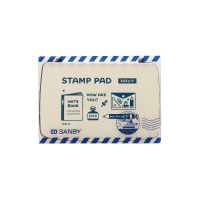 #サンビー スタンプ台 STAMP PAD  vol.2  ネイビー SPE-N22