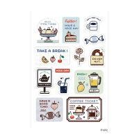#サンビー ステッカー マルチステッカー  eric TEA TIME MLS-er03