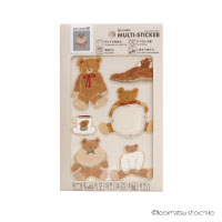 #サンビー シール マルチステッカー  トビマツショウイチロウ　クマ集合 MLS-TS01