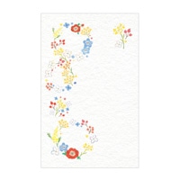#チキュウグリーティングス 慶弔用品 和紙ぽち袋 3枚入 花 CB23-0009