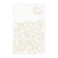 #チキュウグリーティングス 慶弔用品 和紙ぽち袋 3枚入 羊 CB23-0011