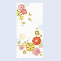 #チキュウグリーティングス 万円袋 お祝　  花 K300-369