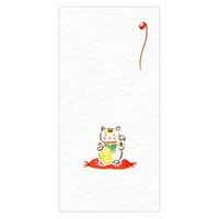 #チキュウグリーティングス 祝儀用品 万円袋  招き猫 C22-0002