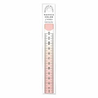#共栄プラスチック 定規 ニュアンスカラー定規　 12㎝ シナモンシュガー NJ-12-03