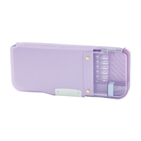 #ソニック 筆入れ えんぴつチェックα両面筆入うかサポ ロック付 バイオレット FD-2529-V