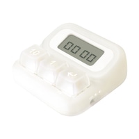 最終#ソニック  ぽこぽこスタディタイマー LED付 ホワイト SP-4013-W