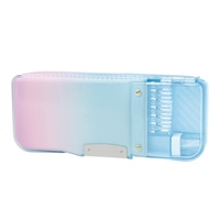 #ソニック 収納用品 リルメロ筆入･うかサポ ロック付･両面 水色ピンク FD-4832-BP