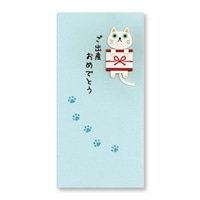 #菅公工業 祝儀用品 のしねこ･ご出産 千円型 ブルー ﾉ643