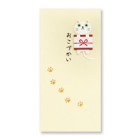 #菅公工業 祝儀用品 のしねこ･おこづかい 千円型 クリーム ﾉ647