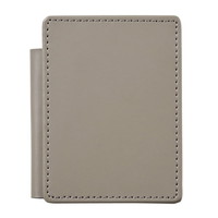 #キングジム メモ帳 レザフェスUスライドメモパッド  グレー 9930LU-GY