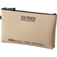 #キングジム ポーチ TEX-POUCH ポーチ ベージュ TXP100ﾍ-