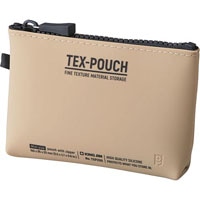 #キングジム ポーチ TEX-POUCH　MINI ミニ ベージュ TXP200ﾍ-