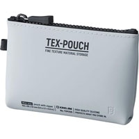 #キングジム ポーチ TEX-POUCH　MINI ミニ グレー TXP200ｸﾚ