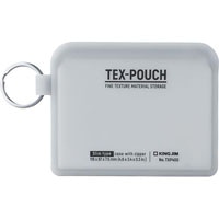 #キングジム ポーチ TEX-POUCH　SLIM スリム グレー TXP400ｸﾚ