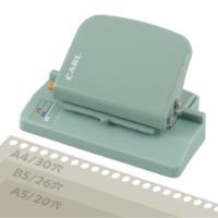 #カール事務器 事務小物 ゲージパンチ・ライト A4･30穴･B5･26穴･A5･20穴 ライトグリーン GP-LA-U