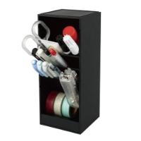 #カール事務器 収納用品 ツールスタンド･カスタム ワイド ブラック TS-012-K