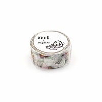 #カモ井 マスキングテープ mt×駄菓子 ジャック製菓 あつまれ！動物ランドチョコ 15mm×3m  MTDAGA004