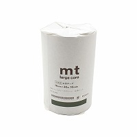 #カモ井 マスキングテープ mt large core 10巻パック 15mm×30m×10巻 マットオリーブグリーン MT10L050