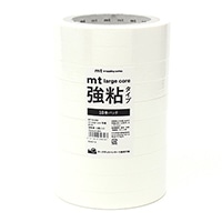 #カモ井加工紙(国内販売のみ） 梱包用品 mt･LargeCore強粘和紙  封緘用･30m×10巻 ホワイト･10P MT10L068
