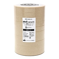 #カモ井加工紙(国内販売のみ） 梱包用品 mtラージ upcycle  封緘用･30m×10巻 未晒強粘･10P MT10L069