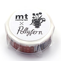 #カモ井(国内販売のみ） マスキングテープ PollyFem 15mm×5m Street MTPOLL02