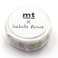 #カモ井(国内販売のみ） マスキングテープ イザベル・ボワノ 15mm×5m えと MTISAB01