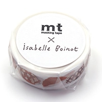#カモ井(国内販売のみ） マスキングテープ イザベル・ボワノ 15mm×5m フランスのパン MTISAB02
