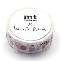 #カモ井(国内販売のみ） マスキングテープ イザベル・ボワノ 15mm×5m にほんのおもちゃ MTISAB03