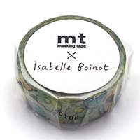 #カモ井(国内販売のみ） マスキングテープ イザベル・ボワノ 15mm×5m はなもよう MTISAB05