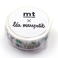 #カモ井(国内販売のみ） マスキングテープ レアモプチ 15mm×5m Paris MTLEAM01