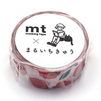 #カモ井(国内販売のみ） マスキングテープ まるいちきゅう 15mm×5m 椿 MTMARU11