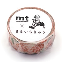 #カモ井(国内販売のみ） マスキングテープ まるいちきゅう 15mm×5m 金木犀 MTMARU14