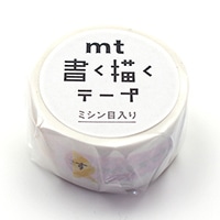 #カモ井 マスキングテープ mt書く描くテープミシン目入り 20mm×5m おつかれさまです MTKAKUM01