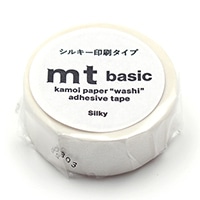 #カモ井 マスキングテープ シルキーホワイト 15mm×5m  MT01P583