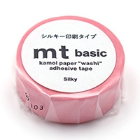 #カモ井 マスキングテープ シルキーピンク 15mm×5m  MT01P584