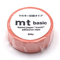 #カモ井 マスキングテープ シルキーオレンジ 15mm×5m  MT01P585