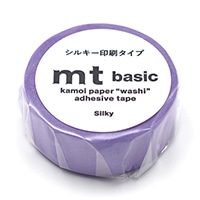 #カモ井 マスキングテープ シルキーパープル 15mm×5m  MT01P586