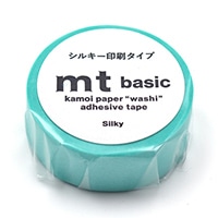 #カモ井 マスキングテープ シルキーグリーン 15mm×5m  MT01P587