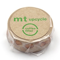 #カモ井 マスキングテープ mt･upcycle コーヒーステイン 15mm×5m  MT01UP02