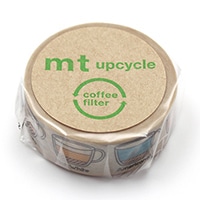 #カモ井 マスキングテープ mt･upcycle エスプレッソコーヒーの手引き 15mm×5m  MT01UP05
