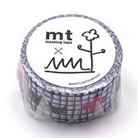 #カモ井(国内販売のみ） マスキングテープ 松林誠　フレンド 20mm×5m  MTMATU04