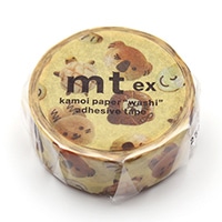 #カモ井 マスキングテープ mt･ex どうぶつパン 15mm×5m  MTEX1P256
