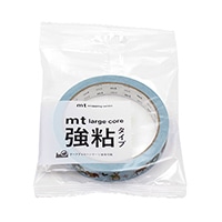 #カモ井(国内販売のみ） マスキングテープ mt･largecore どうぶつたちのリースづくり 強粘着 15mm×25m  MT01L086