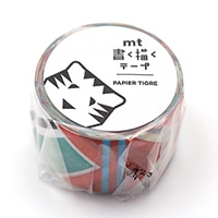 #カモ井(国内販売のみ） マスキングテープ mt･書く描くテープPAPIERTIGREETIQUETTE 25mm×5m  MTKAKU15