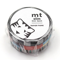 #カモ井(国内販売のみ） マスキングテープ mt･slimPAPIERTIGRERUBANS 6mm×5m  MTSLIM32