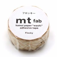 #カモ井(国内販売のみ） マスキングテープ mtフロッキー･マスキングテープ 3ｍ巻 ベージュニット MTFL1P20