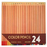 #KITERA 色鉛筆 24色色鉛筆 紙ケース入   11204