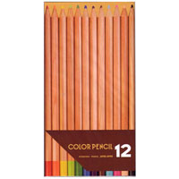 #KITERA 色鉛筆 12色色鉛筆 紙ケース入   11205