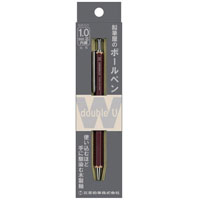 #KITERA ボールペン 鉛筆屋のボールペン W 1.0mm 小豆 41003