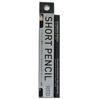 #北星鉛筆 鉛筆 Short Pencil 赤 3本入  44030